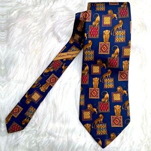 EUC Salvatore Ferragamo Tie (Animal Print)